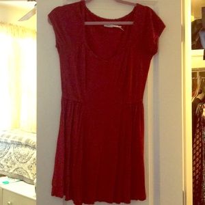 burgundy tunic/short dress